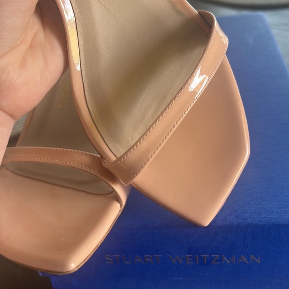 Stuart Weitzman Women's Nude Heeled Sandals - Picture 11 of 11
